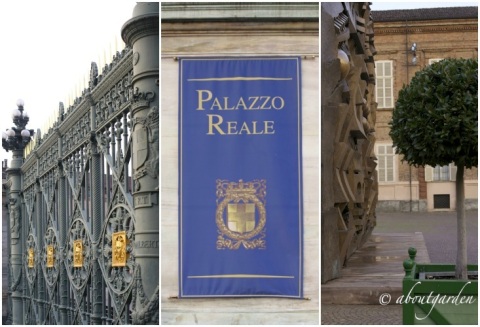 ingresso e cancellata Palazzo Reale Torino